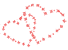 赤　星　ハートの画像(プリ画像)