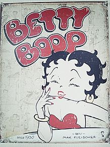 BETTY BOOP ブリキ看板 かわいいと思ったらいいねの画像(betty boopに関連した画像)