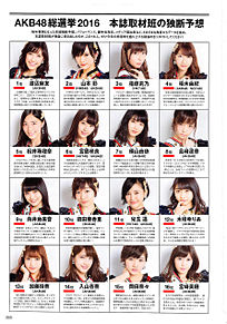 AKB48選抜総選挙公式ガイドブック2016の画像(山本彩/NMB48に関連した画像)