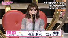 渡辺麻友 指原莉乃 AKB48選抜総選挙2017の画像(選挙に関連した画像)
