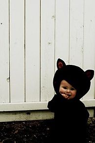 黒猫の画像(かわいい 外国人 子供に関連した画像)