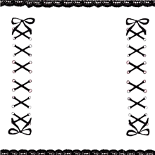 量産 素材 レース フレーム 黒 チェキ 文字 クロミの画像(マイメロ チェキに関連した画像)