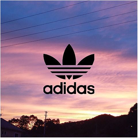 夕焼け空☁🌙       adidasの画像(プリ画像)