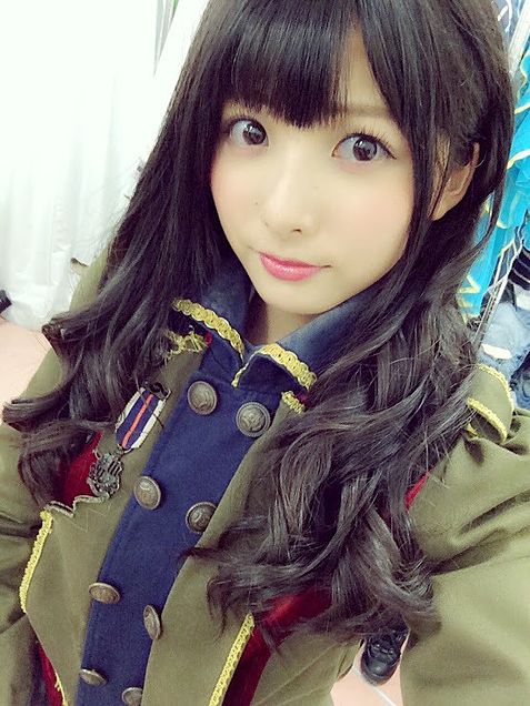 HKT48 岡田栞奈 AKB48 NMB48 SKE48  加工画像 乃木坂46 総選挙　おかぱん　の画像(プリ画像)