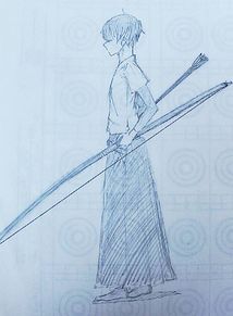 100以上 かっこいい 男子 弓道 イラスト Kabegamiwoluaku