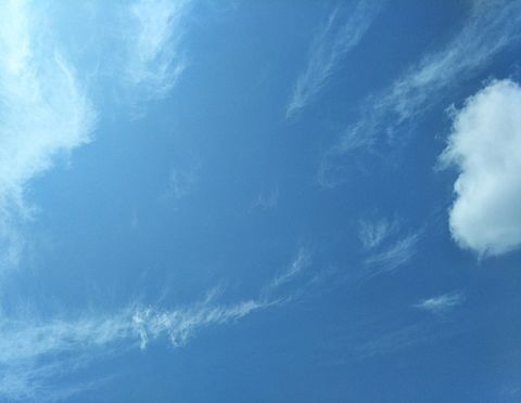 ☁青空　空　雲の画像 プリ画像