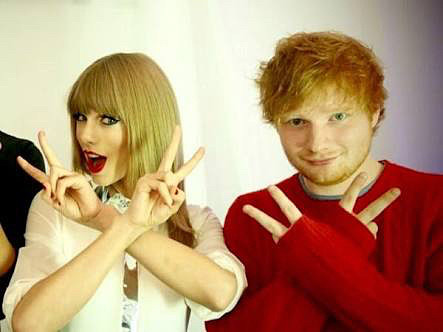 Taylor Swift × Ed Sheeranの画像(プリ画像)