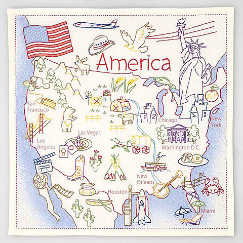 アメリカの地図の刺繍 おしゃれ ハートいいねを押してね 完全無料画像検索のプリ画像 Bygmo