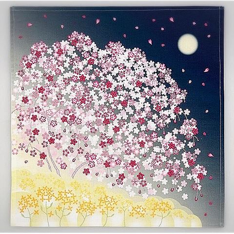 桜の刺繍  ホビーラホビーレ  写真右下のハートを押してねの画像(プリ画像)