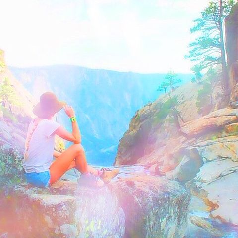 nature with girlの画像(プリ画像)
