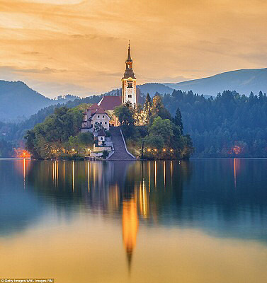 アルプスの瞳ーブレッド湖(Lake Bled)の画像 プリ画像
