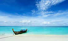美しい海と空ーリペ島、タイの画像(タイランに関連した画像)
