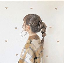三つ編み の 女の子の画像(三つ編みに関連した画像)