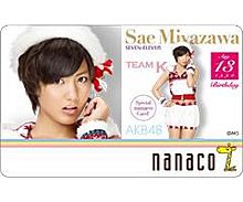 宮澤佐江 nanacoカードの画像(nanacoカードに関連した画像)