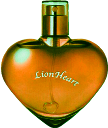 ライオンハート 黄色 イエロー 香水ボトルの画像(透明加工に関連した画像)