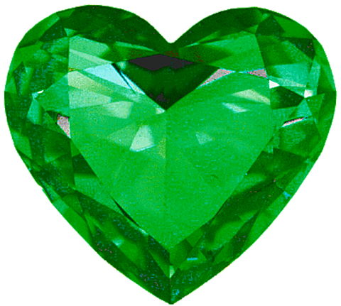 ハート 緑色 グリーン 宝石の画像(プリ画像)