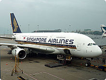 シンガポール航空エアバス380の画像(シンガポールに関連した画像)