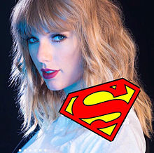 TaylorSwift スーパーマン プリ画像