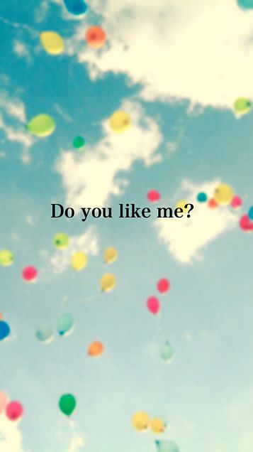 Do you like me?の画像(プリ画像)