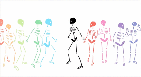 The Skeleton Dance (GIF)の画像 プリ画像