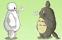 Baymax and Totoroの画像(#Baymaxに関連した画像)