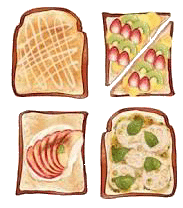 パン 食べ物 かわいい イラストの画像24点 2ページ目 完全無料画像検索のプリ画像 Bygmo