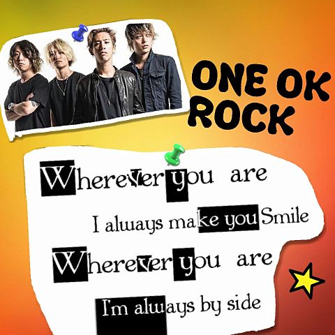 ONE OK ROCK/ Wherver you areの画像(プリ画像)