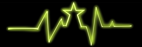 ボーン風ビートヘッダー(黄緑)の画像 プリ画像