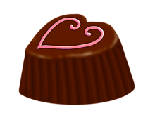 バレンタイン  チョコレート  ハートの画像(チョコに関連した画像)