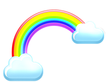 背景透過 スタンプ 虹 雲 ゆめかわの画像(夏に関連した画像)