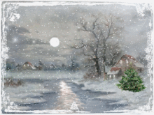 雪景色 冬景色 GIF画像 風景画 幻想的の画像(風景に関連した画像)
