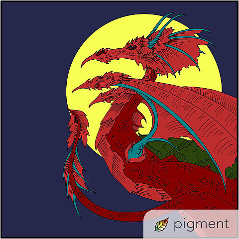 塗り絵 ドラゴンの画像8点 完全無料画像検索のプリ画像 Bygmo