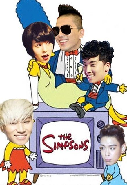 BIGBANG Simpsonsの画像(プリ画像)