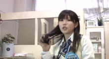 AKB48　宮崎美穂　みゃお　GIF　動くの画像(ﾄﾞｯｷﾘ女学園に関連した画像)