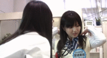 AKB48　宮崎美穂　みゃお　GIF　動くの画像(ﾄﾞｯｷﾘ女学園に関連した画像)