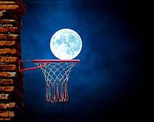 幻想的  月  満月  バスケットボールの画像(バスケットボールに関連した画像)