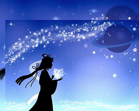 幻想ファンタジー  七夕🌌  織姫の画像(プリ画像)