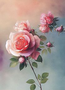 薔薇 バラ ローズ ピンク 雰囲気 レトロの画像(バラ 雰囲気に関連した画像)