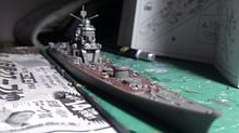 重巡洋艦利根建造中 プリ画像