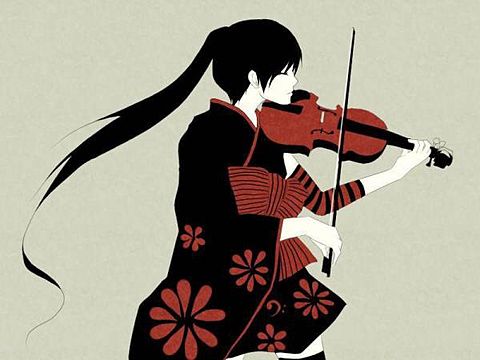 ヴァイオリンを弾いている女の子 完全無料画像検索のプリ画像 Bygmo