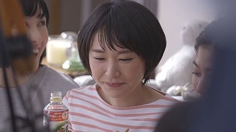 新垣結衣　アサヒ飲料CM　十六茶W　ホームパーティー　メイキングの画像(プリ画像)