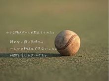 小さな野球ボール プリ画像