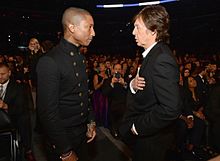 Grammys2015 Paul McCartney Pharrell Williamsの画像(PaulMccartneyに関連した画像)