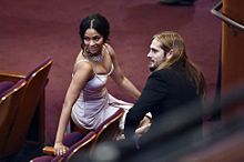 Oscars2015 Zoe Saldana Marco Peregoの画像(pereに関連した画像)
