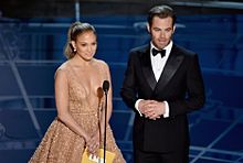 Oscars2015 Chris Pine Jennifer Lopezの画像(Pineに関連した画像)