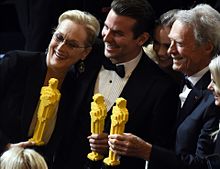 Meryl Streep Clint Eastwood Bradley Cooper Suki Waterhouseの画像(oscars2015に関連した画像)