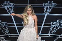 Oscars2015 Lady Gagaの画像(oscars2015に関連した画像)
