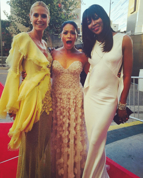 Emmys2015 Heidi Klum Gina Rodriguez Naomi Campbellの画像 プリ画像