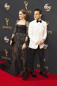 Emmys2016 Rami Malek Carly Chaikinの画像(カーリーチャイキンに関連した画像)