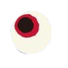 目玉の画像(ハロウィン 素材に関連した画像)